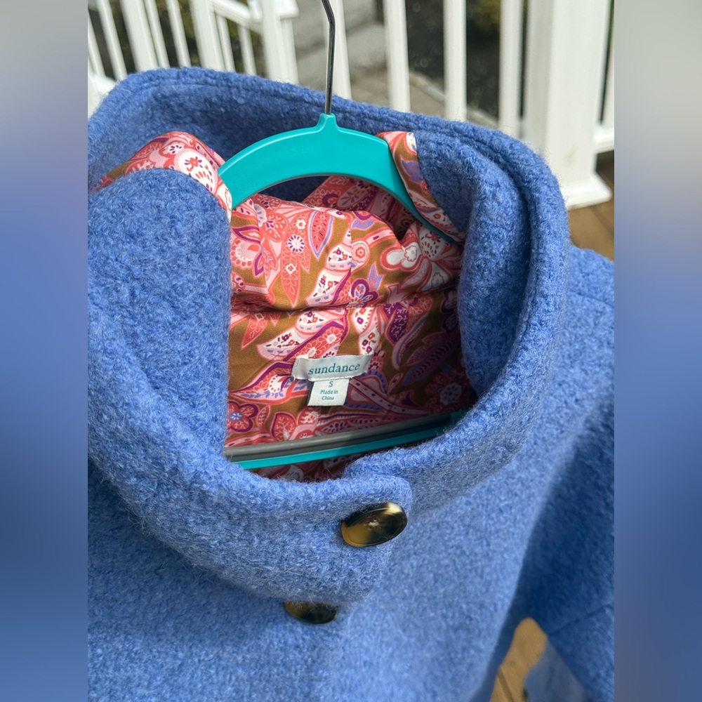 NWOT $225 RETAIL SUNDANCE COAT - SIZE S - Picture 16 of 17